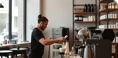 Giro para abrir una cafetería
